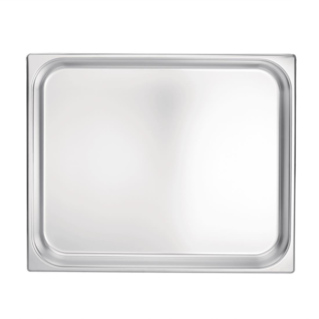 Vogue Stainless Steel 2/1 Gastronorm Tray 65mm