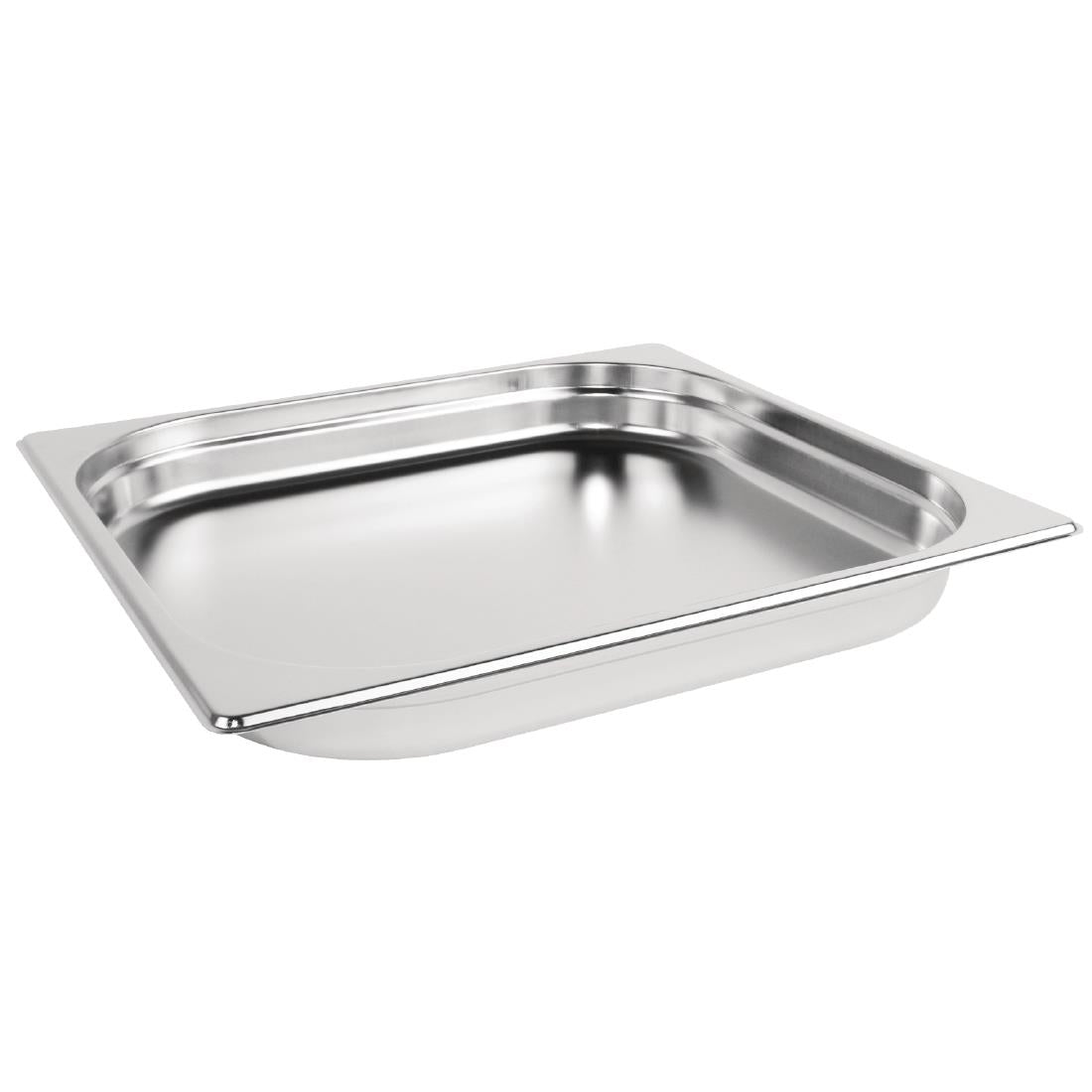 Vogue Stainless Steel 2/3 GN Pan 40mm