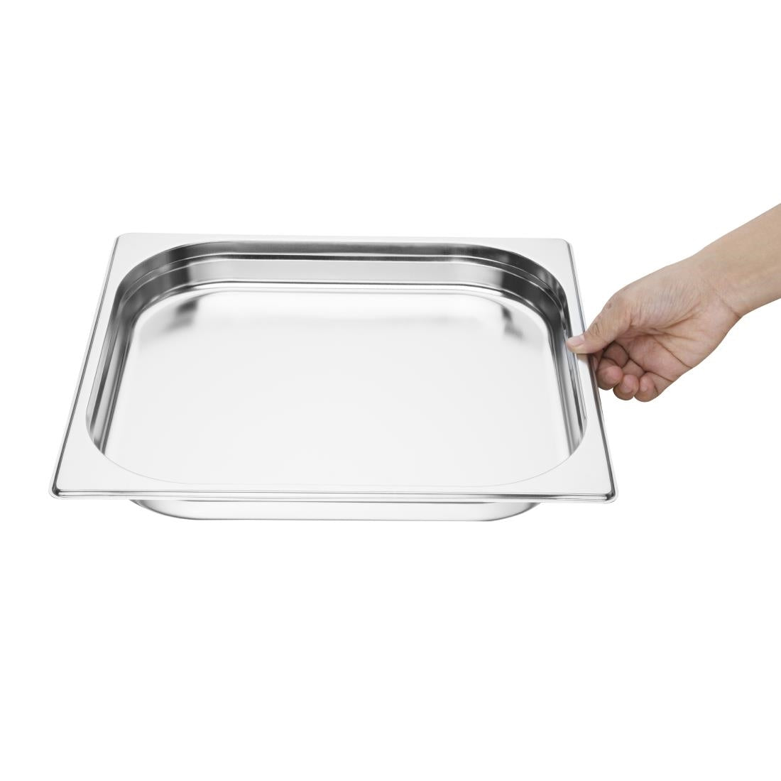 Vogue Stainless Steel 2/3 GN Pan 40mm