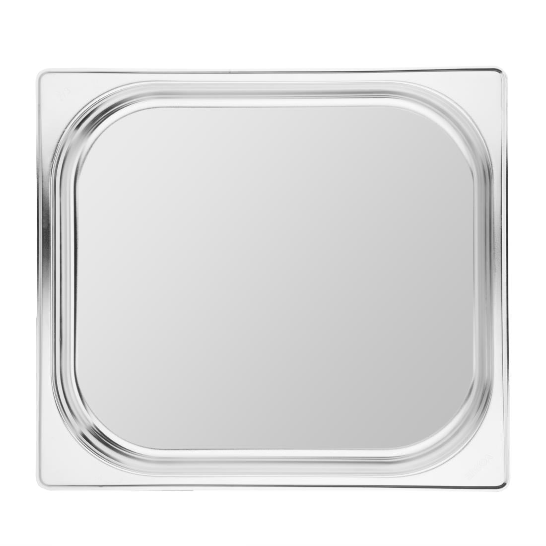 Vogue Stainless Steel 2/3 GN Pan 40mm