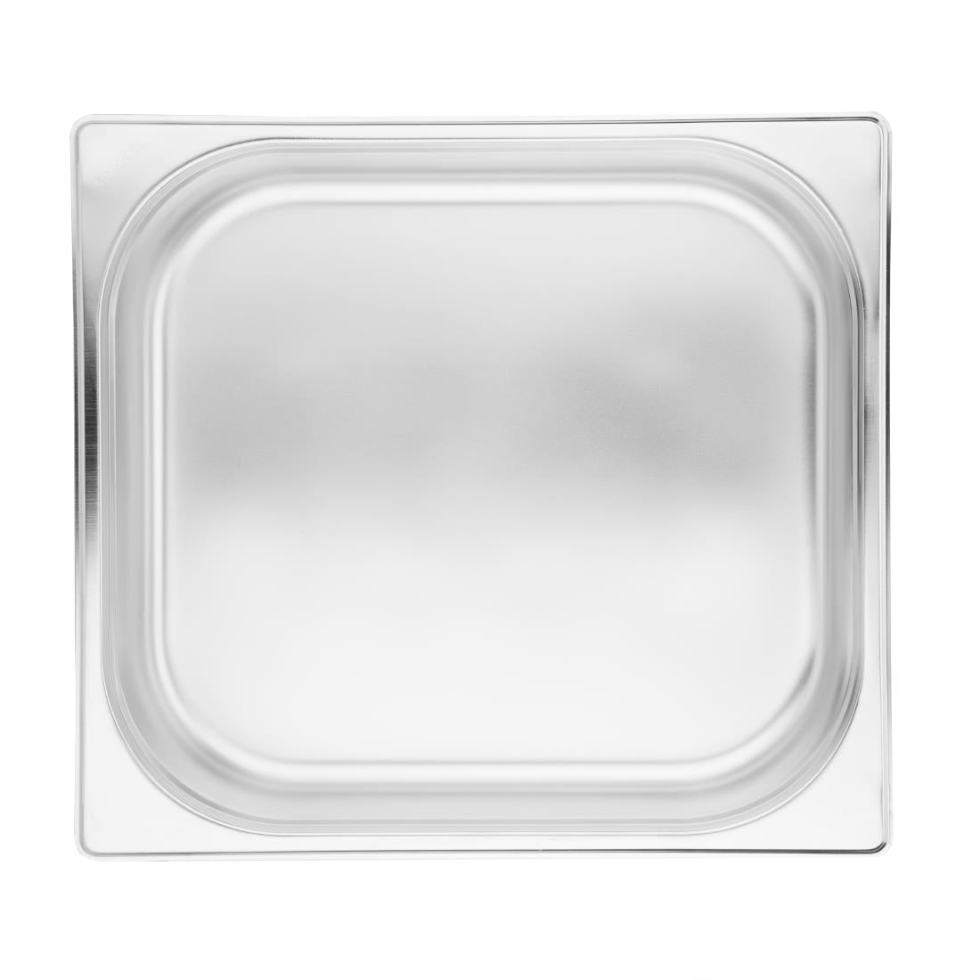 Vogue Stainless Steel 2/3 Gastronorm Tray 65mm