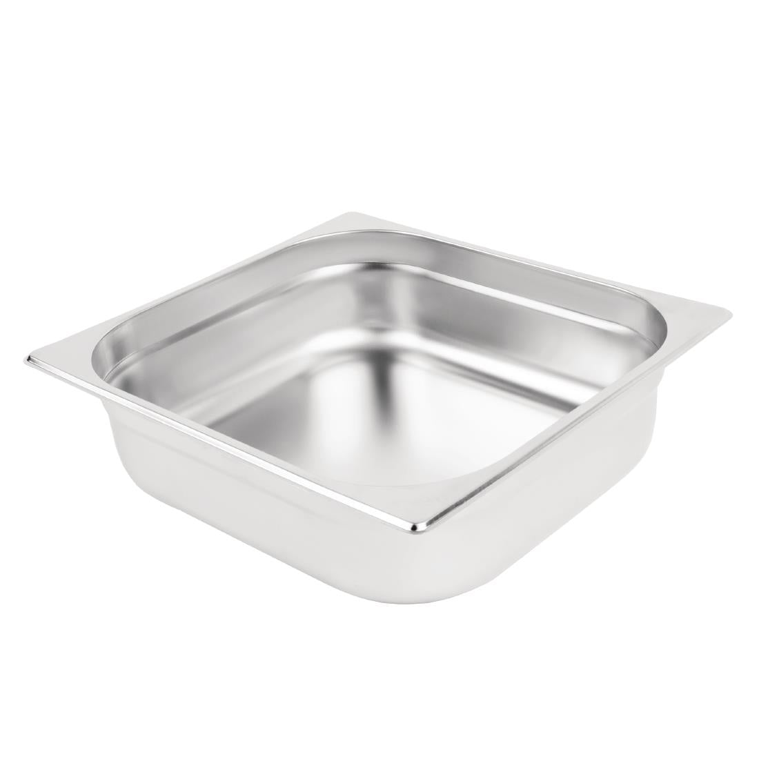 Vogue Stainless Steel 2/3 Gastronorm Tray 100mm