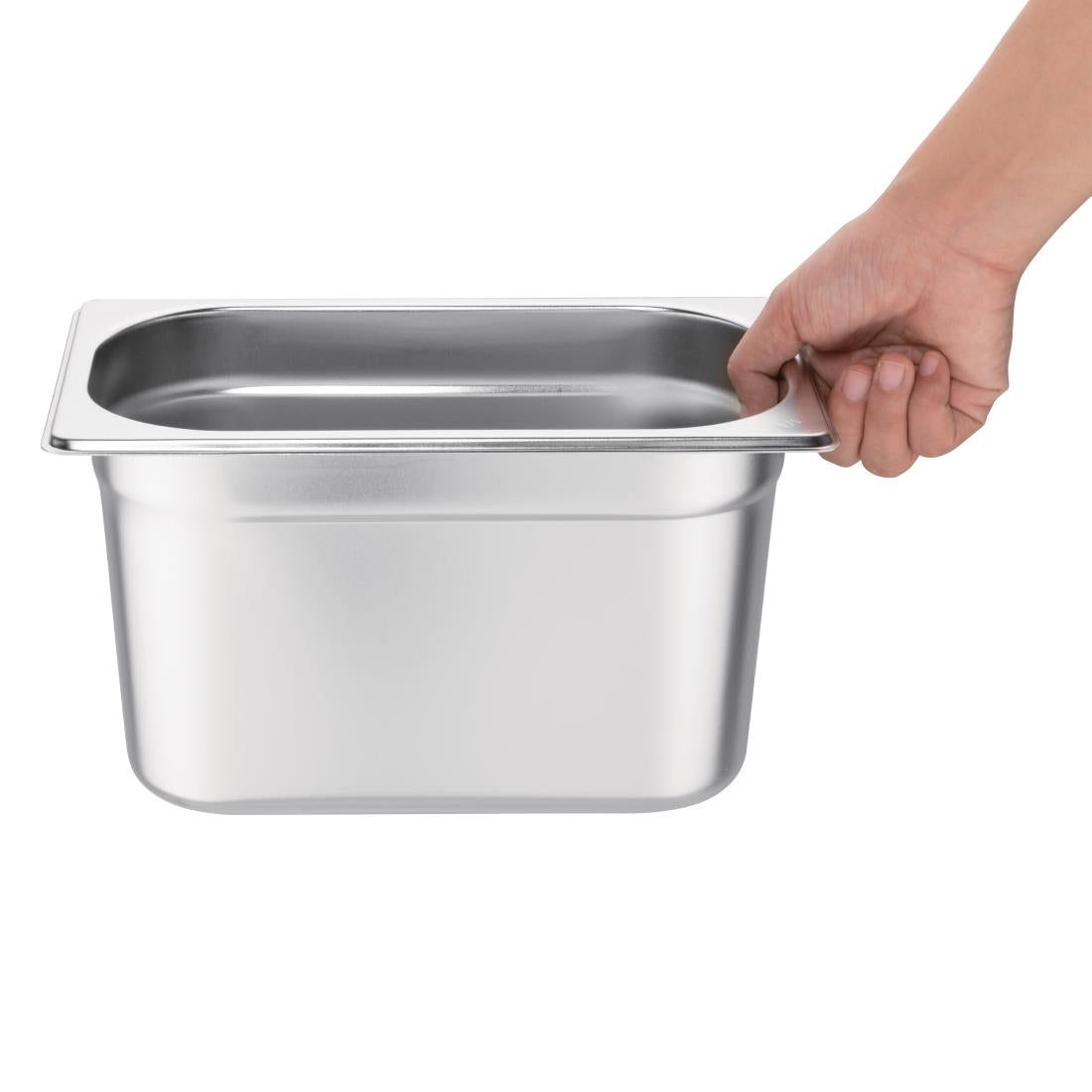 Vogue Stainless Steel 1/4 Gastronorm Tray 150mm