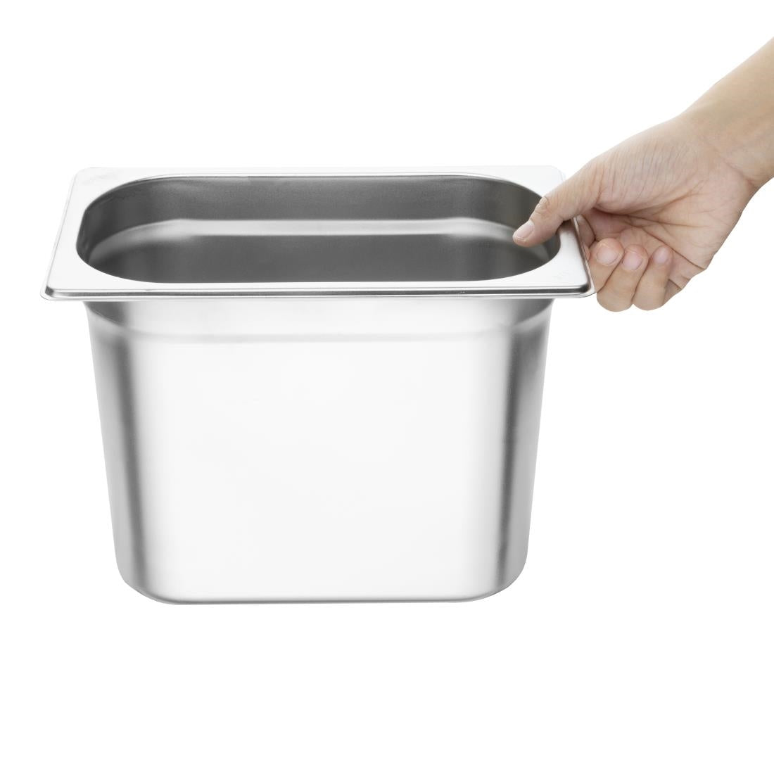 Vogue Stainless Steel 1/4 Gastronorm Tray 200mm