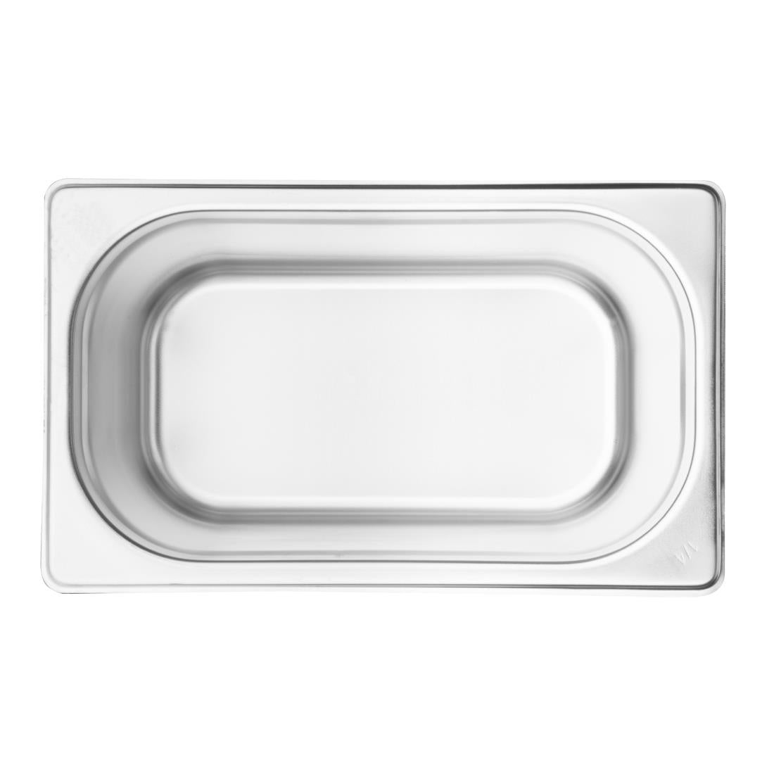 Vogue Stainless Steel 1/4 Gastronorm Tray 200mm