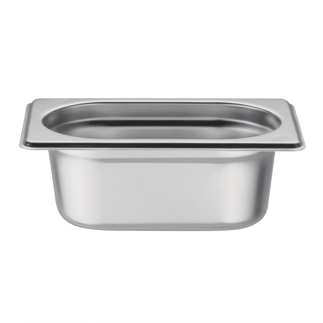 Vogue Stainless Steel 1/9 Gastronorm Tray 65mm