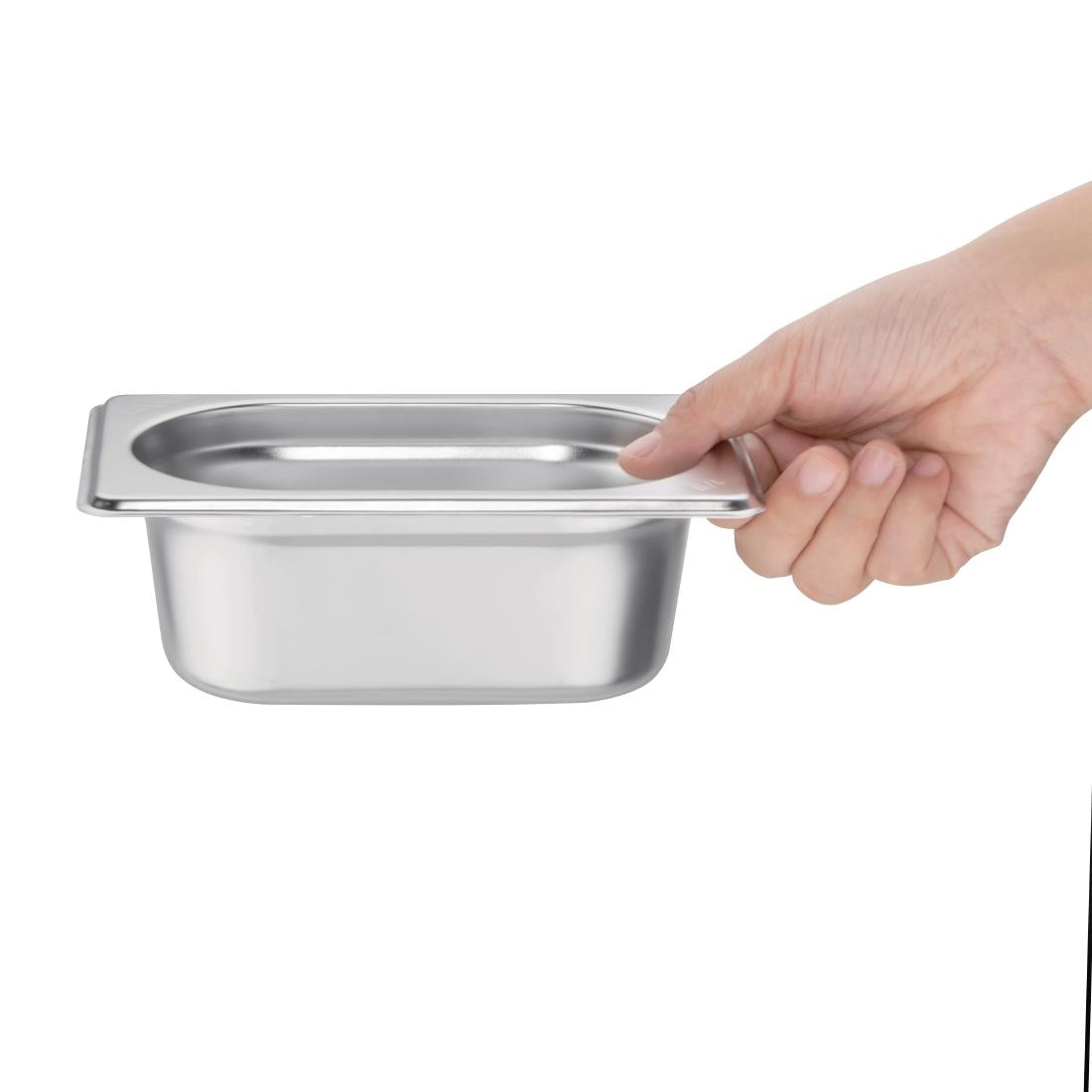Vogue Stainless Steel 1/9 Gastronorm Tray 65mm