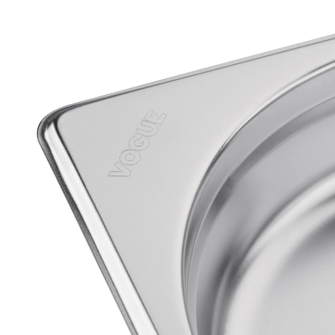 Vogue Durable 1/9 Stainless Steel Gastronorm Tray 100mm