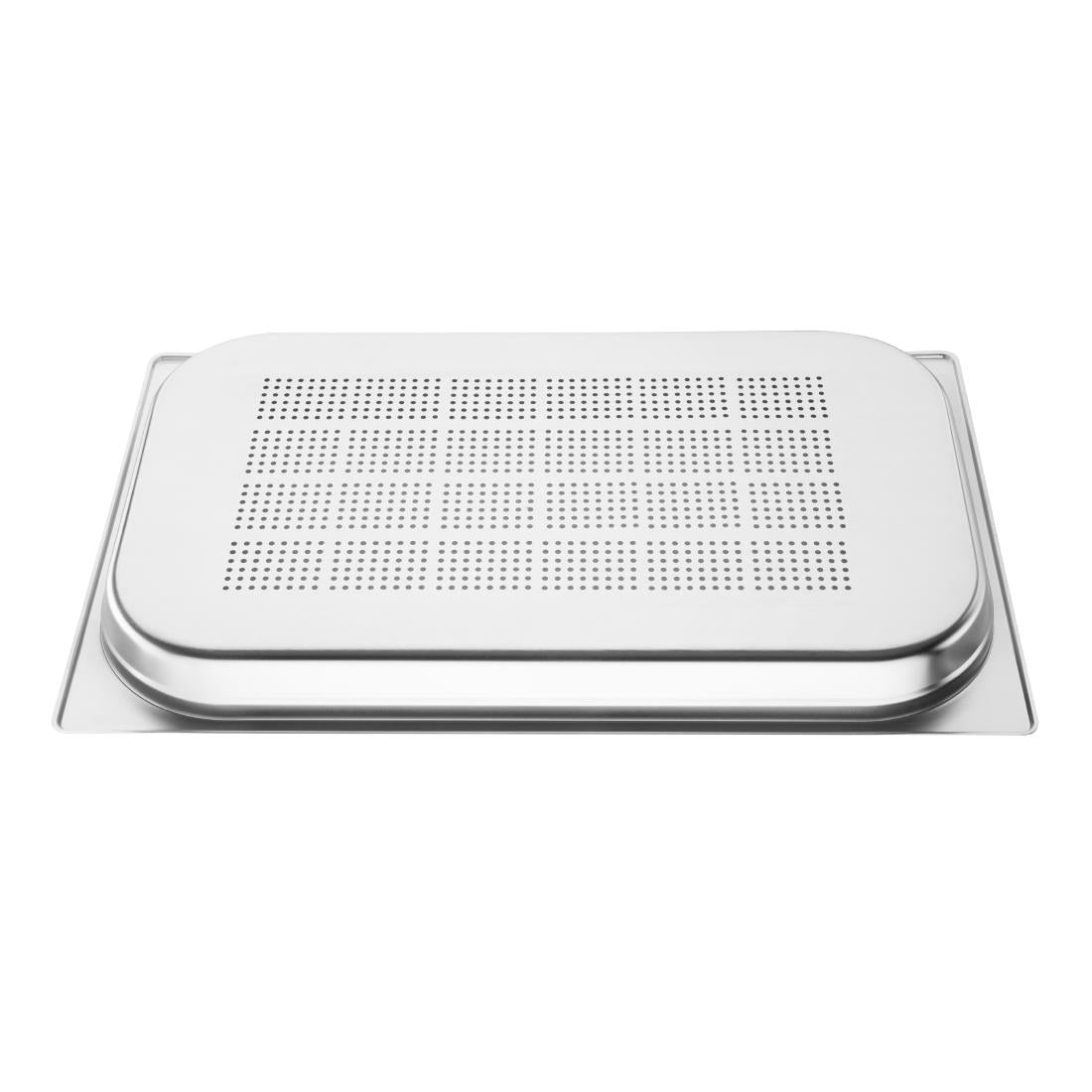 Vogue Stainless Steel Perforated 1/1 Gastronorm Tray 40mm