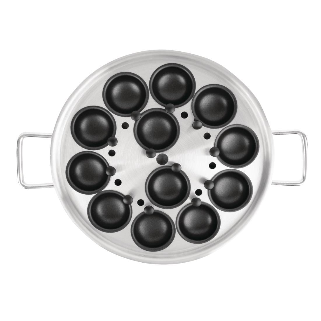 Vogue Aluminium Egg Poacher 35cm