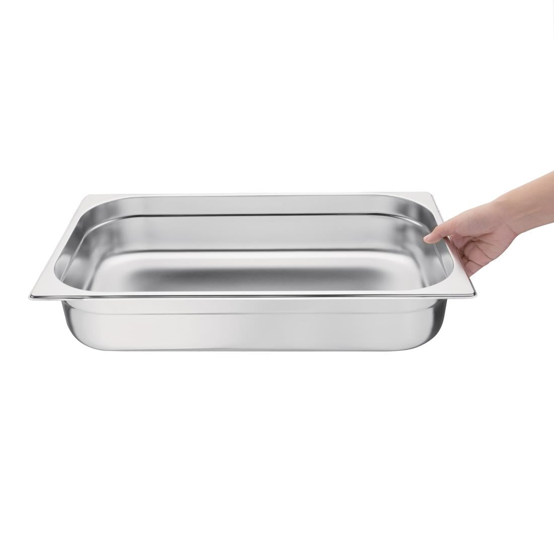 Vogue Stainless Steel 1/1 Gastronorm Tray 100mm