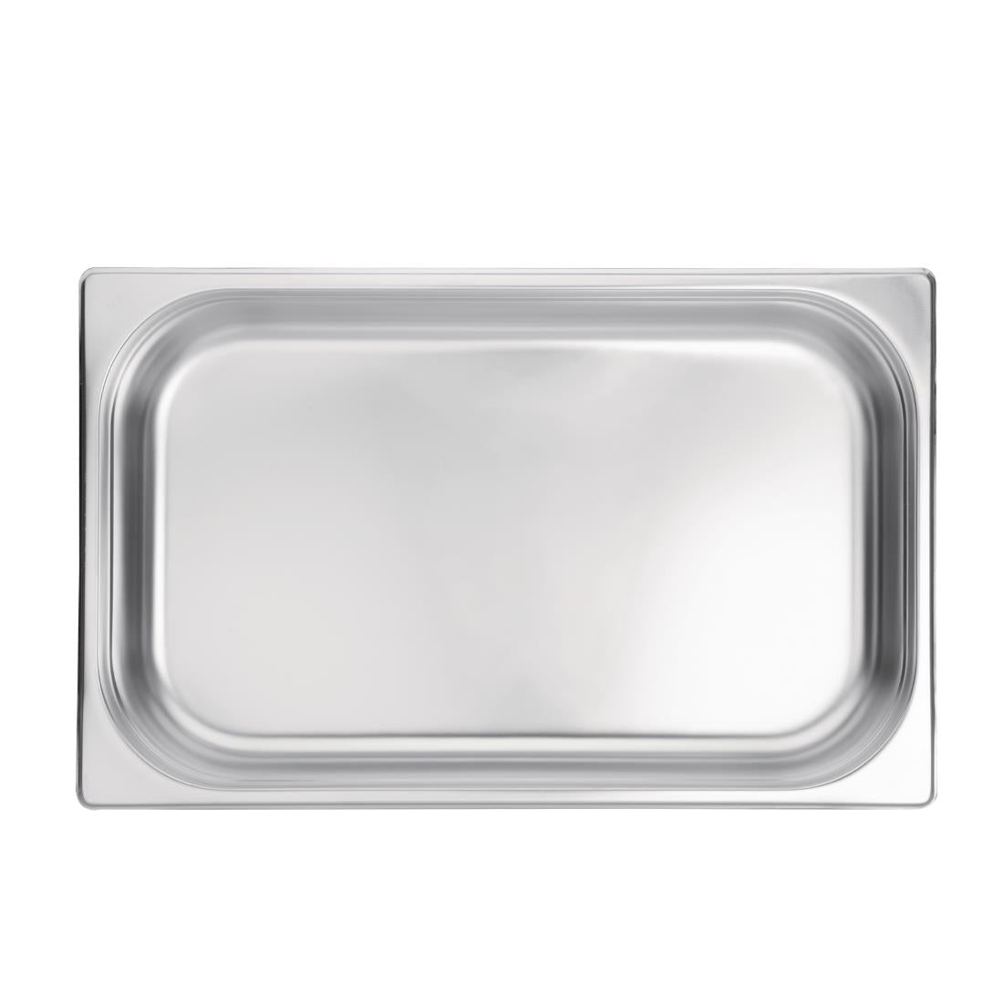 Vogue Stainless Steel 1/1 Gastronorm Tray 100mm