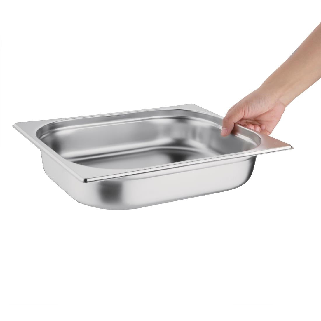 Vogue Stainless Steel 1/2 Gastronorm Tray