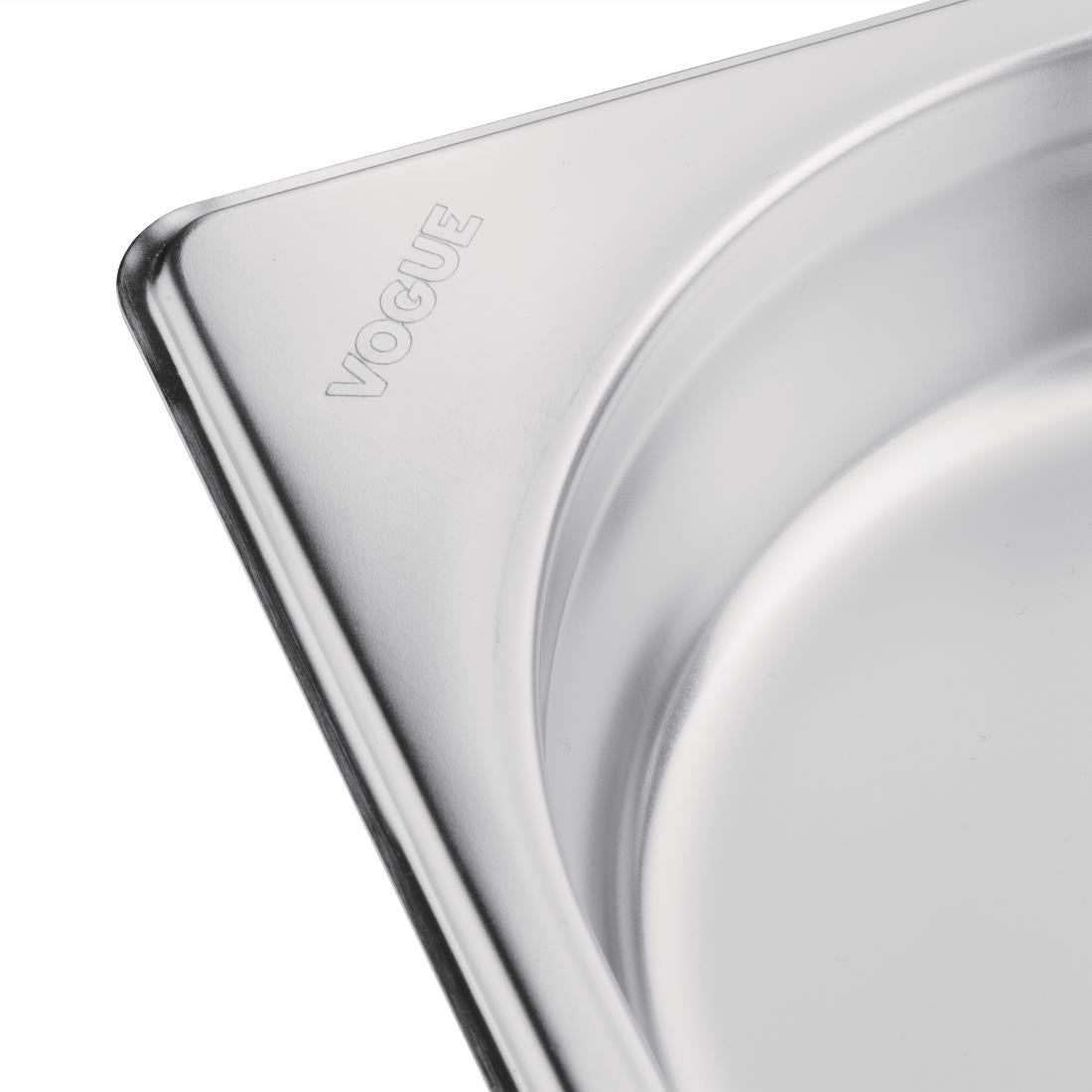 Vogue Stainless Steel 1/2 Gastronorm Tray