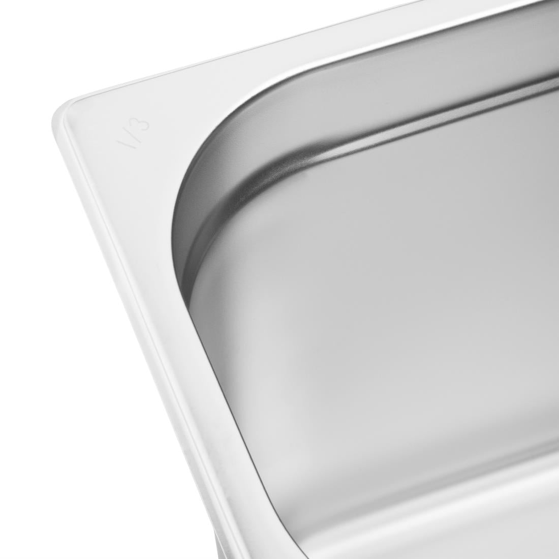 Vogue Stainless Steel 1/3 Gastronorm Tray 200mm
