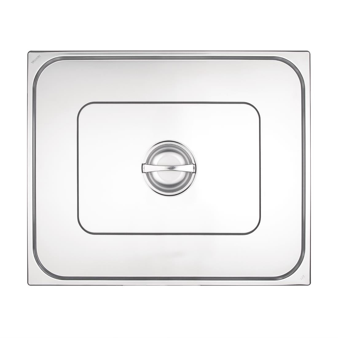 Vogue Stainless Steel 2/1 Gastronorm Lid