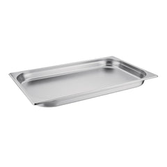 Vogue Stainless Steel 1/1 GN Pan 40mm