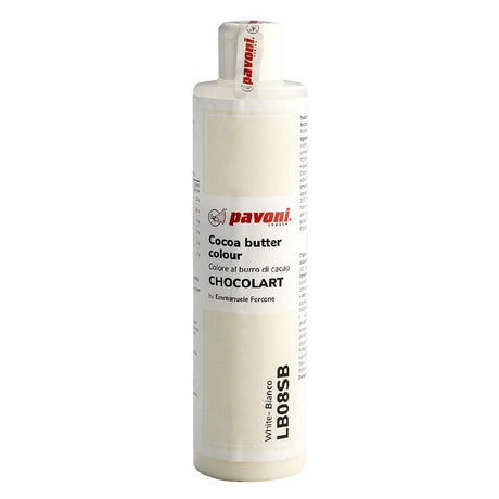 Pavoni White Coloured Cocoa Butter 200g