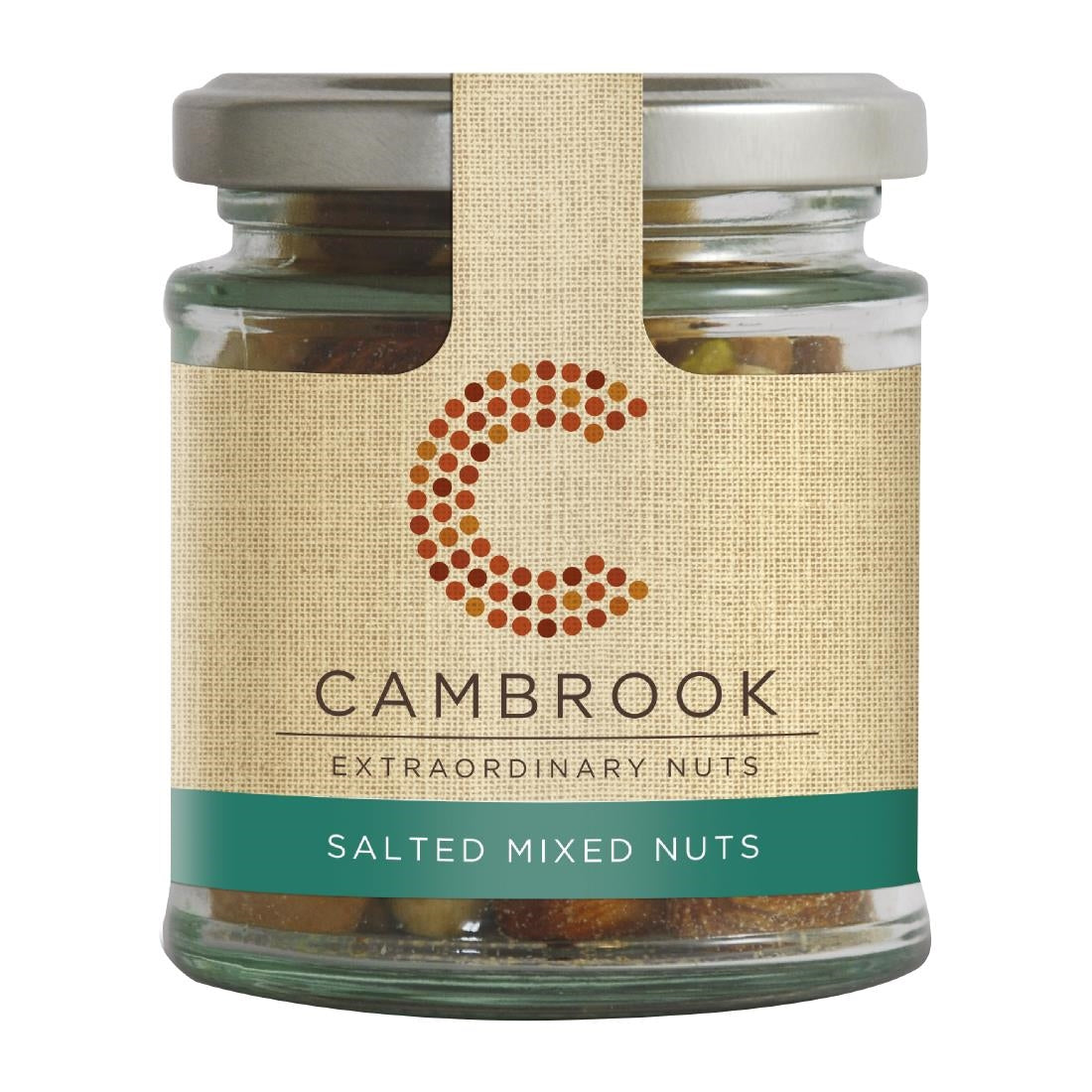 Cambrook Baked Salted Classic Mixed Nuts Glass Jar 95g (15 Pack)