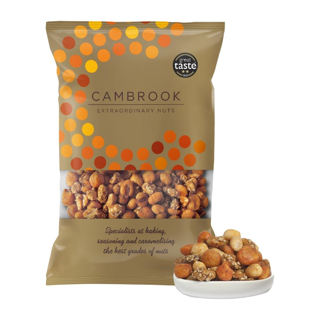 Cambrook Salted, Smoked, Caramelised & Spiced Mixed Nuts Bulk Pack 1kg
