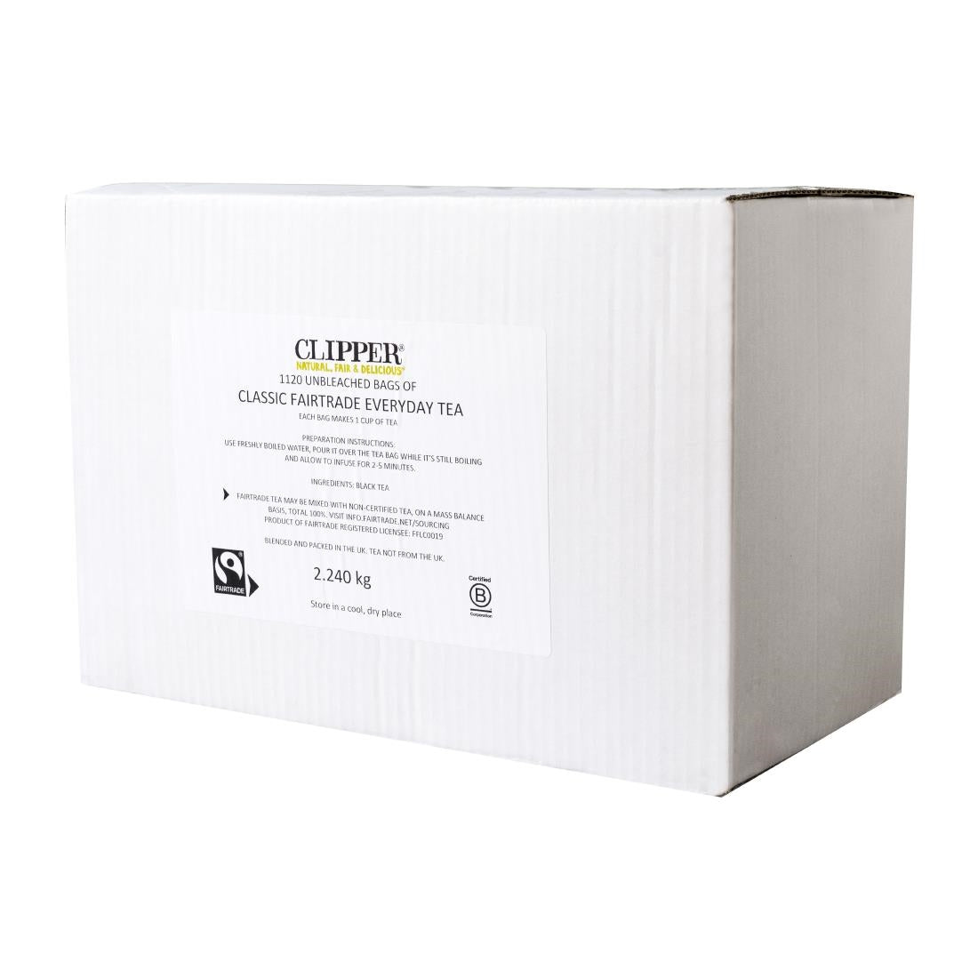 Clipper Fairtrade Classic Everyday Black Teabags (1120 pack)