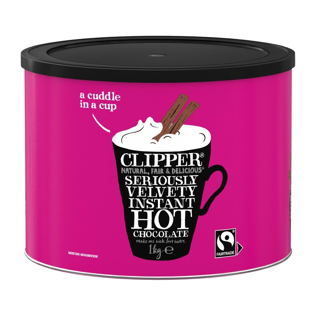 Clipper Fairtrade Seriously Velvety Hot Chocolate 1kg