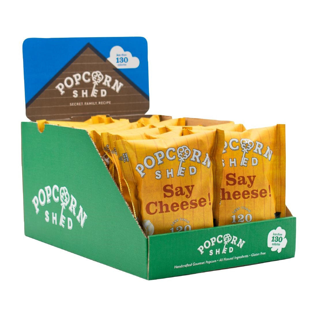 Popcorn Shed Say Cheese! Popcorn Snack Pack 16g (16 Pack)