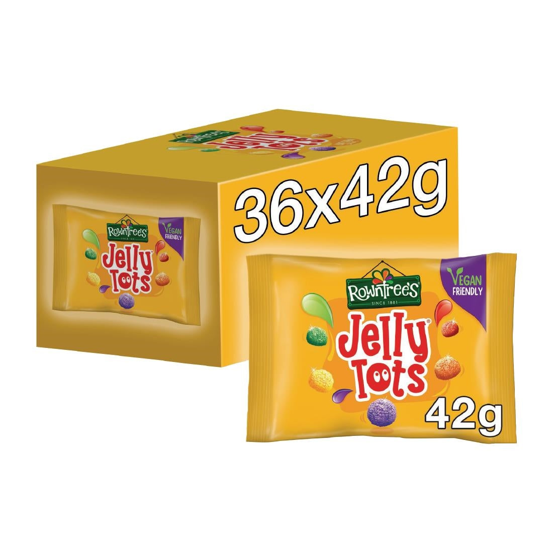 Rowntree's Jelly Tots 42g (36 Pack)