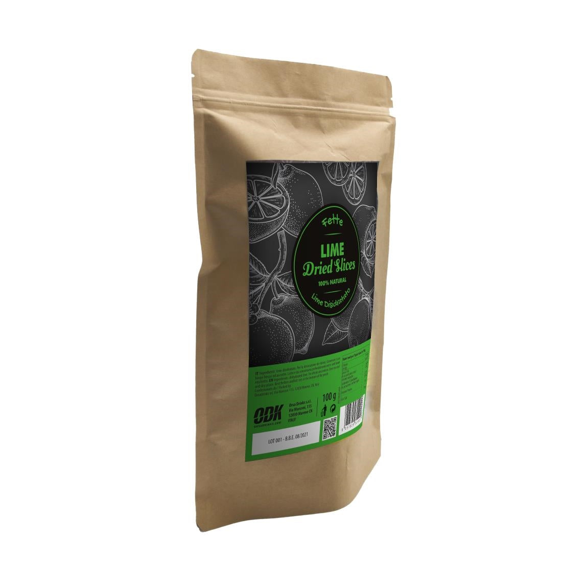 ODK Dried Fruit Lime Slices 100g