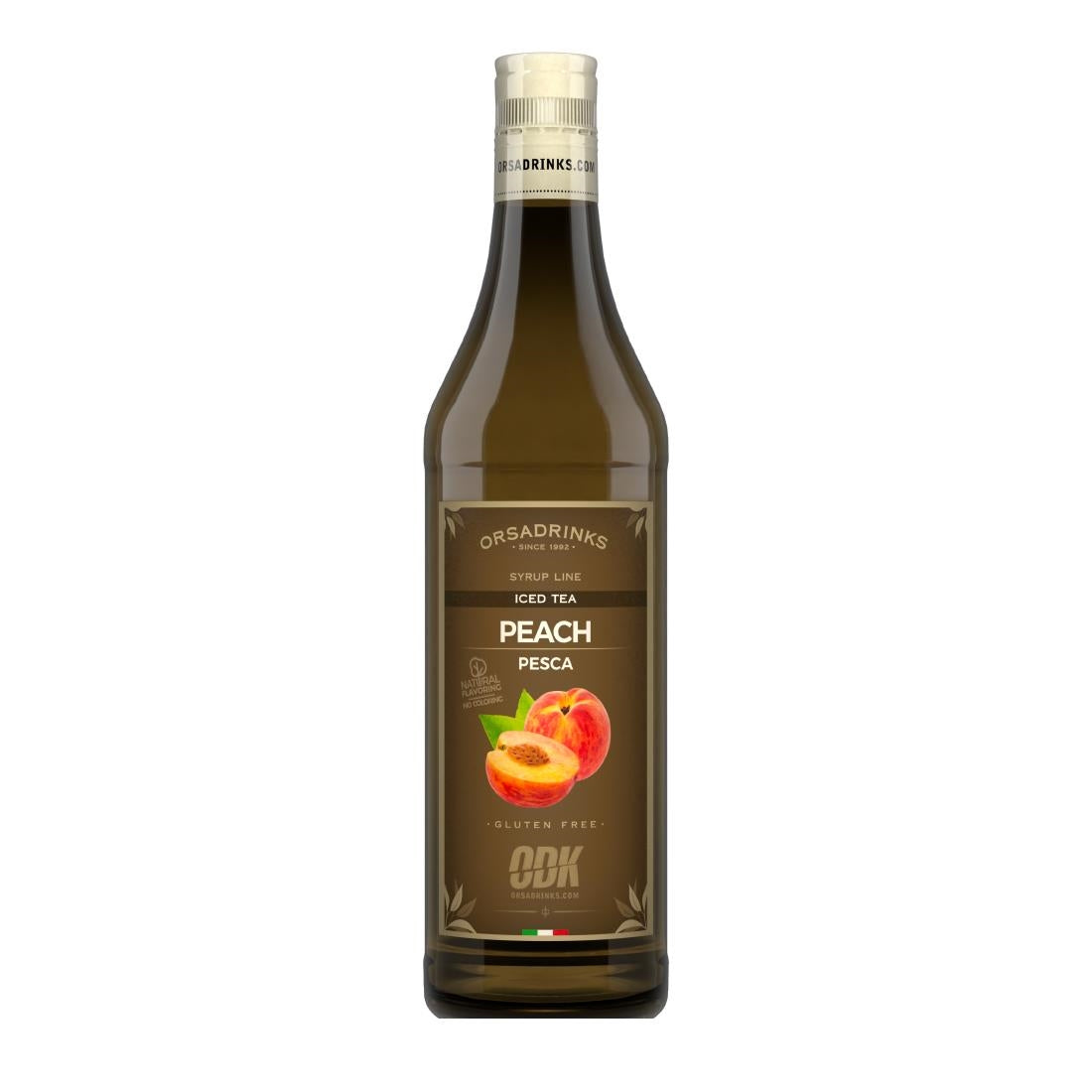 ODK Peach Iced Tea Syrup 750ml