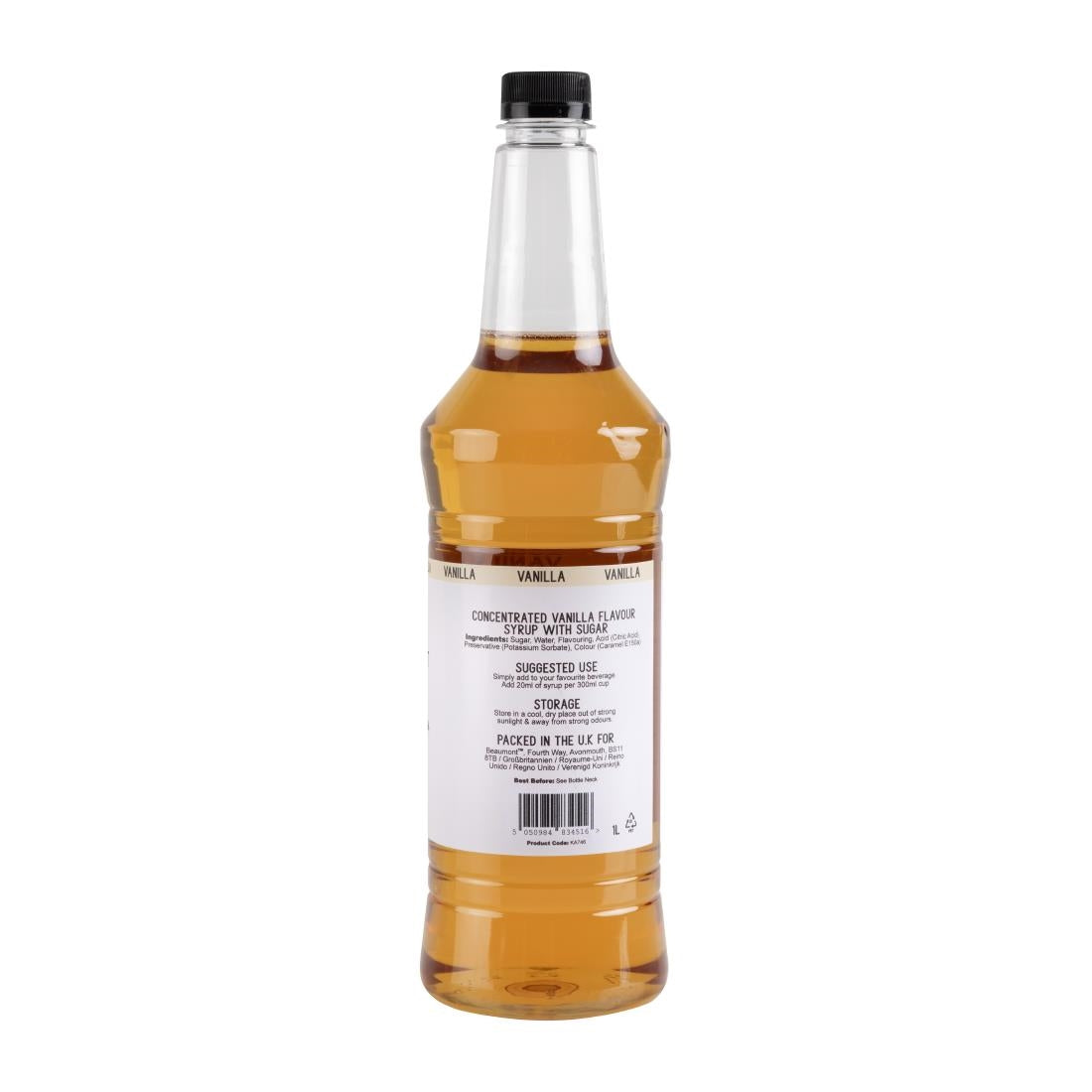 Beaumont Vanilla Syrup 1Ltr