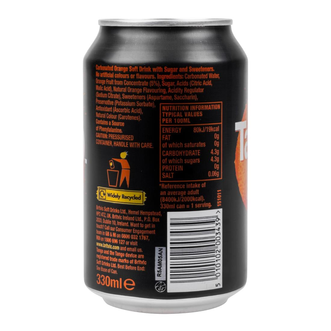 Tango Orange Cans 330ml (24 Pack)