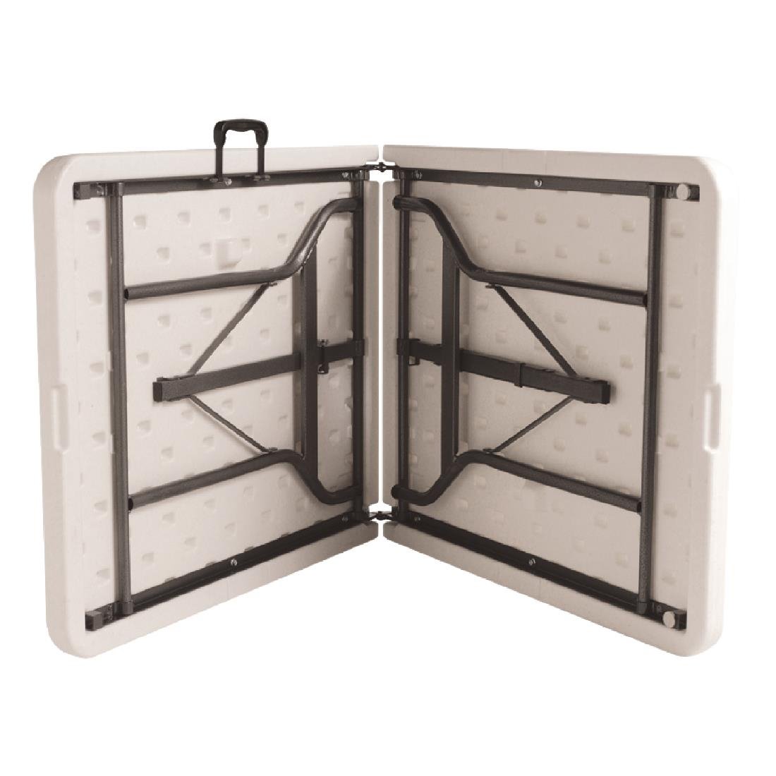 Special Offer Bolero PE Centre Folding Table 6ft with Six Folding Chairs