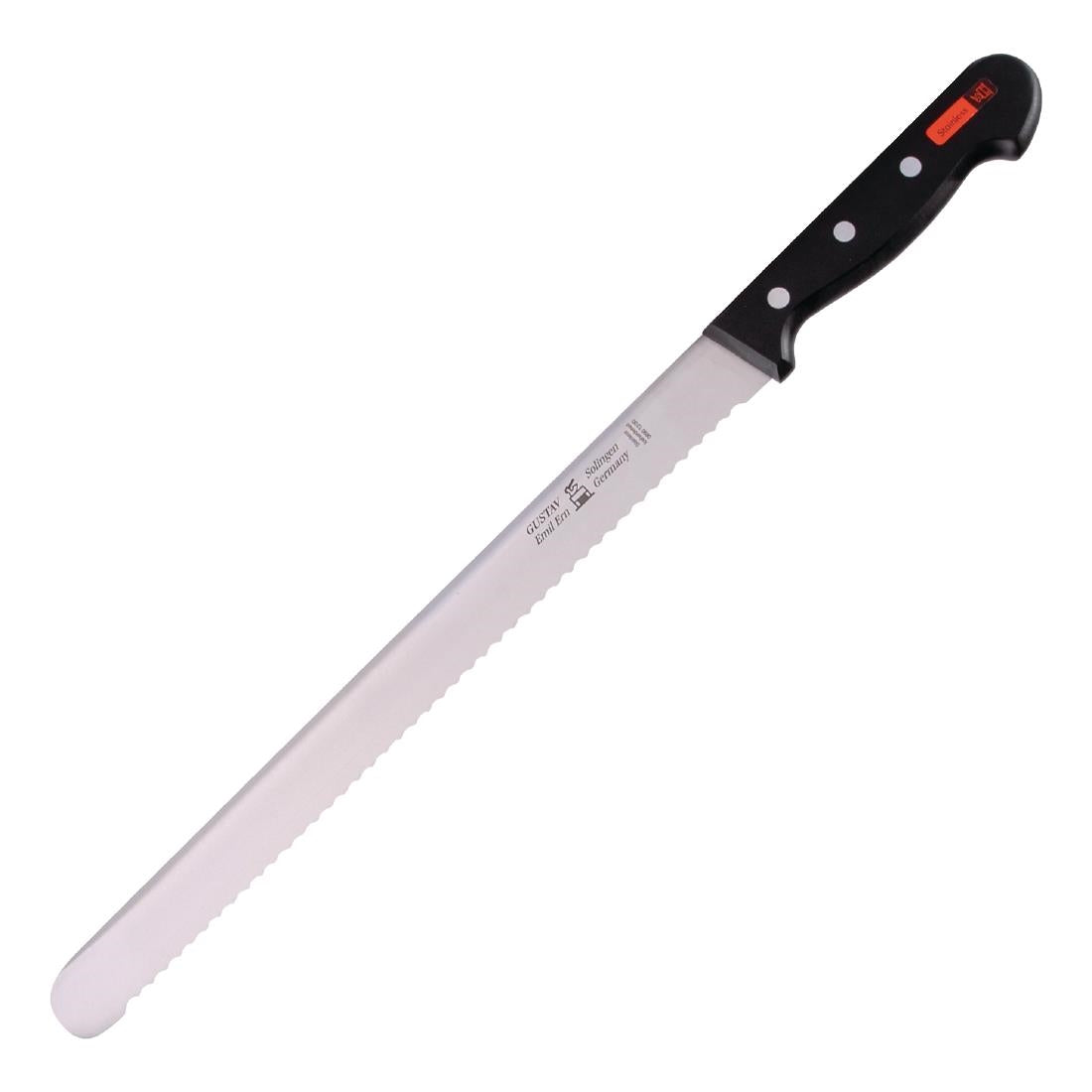 Gustav Emil Ern Serrated Slicer Black 25.4cm