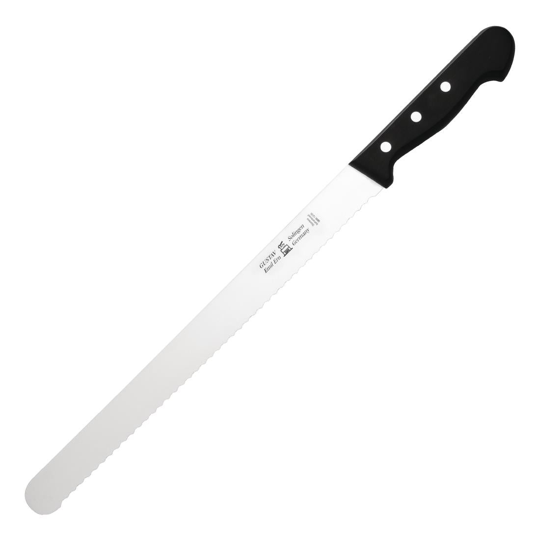 Gustav Emil Ern Serrated Slicer Black 30.5cm