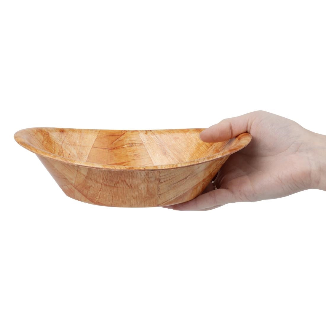 Olympia Small Oval Wooden Bowl