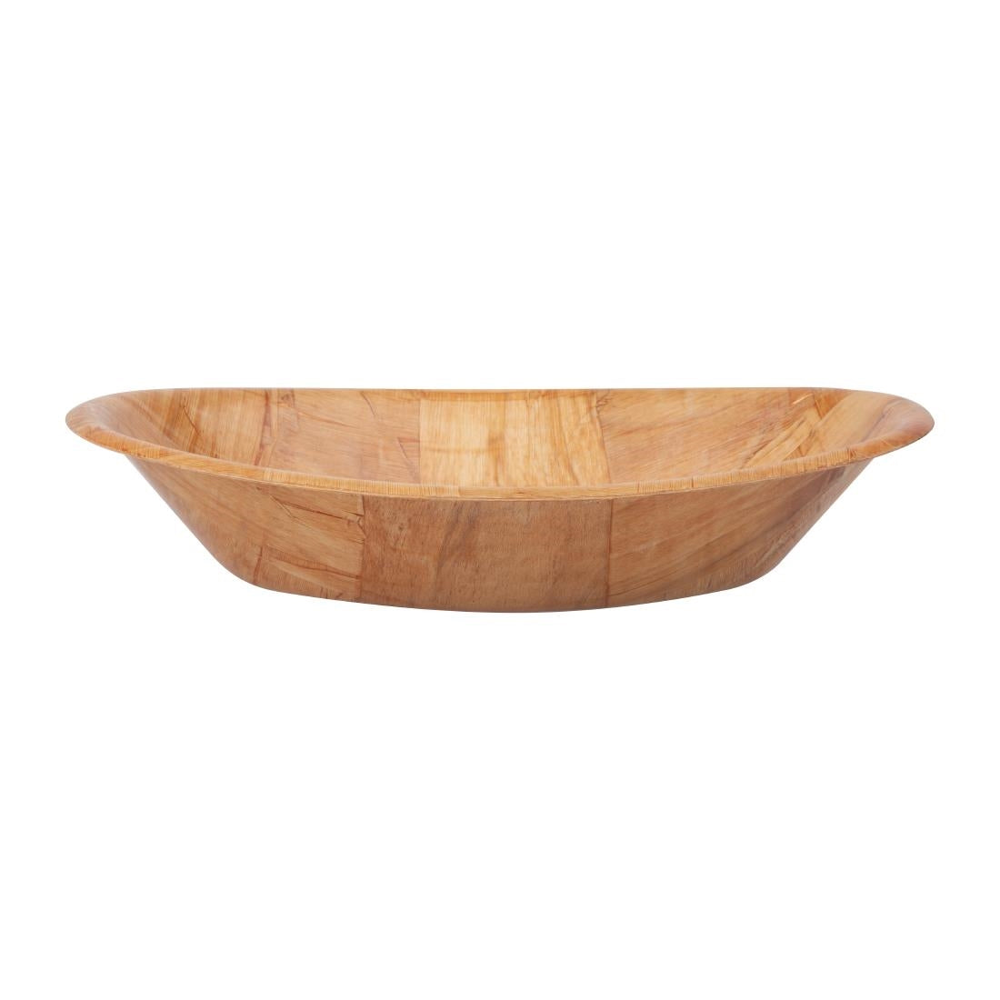 Olympia Large Oval Wooden Bowl For Bread or Fruit
