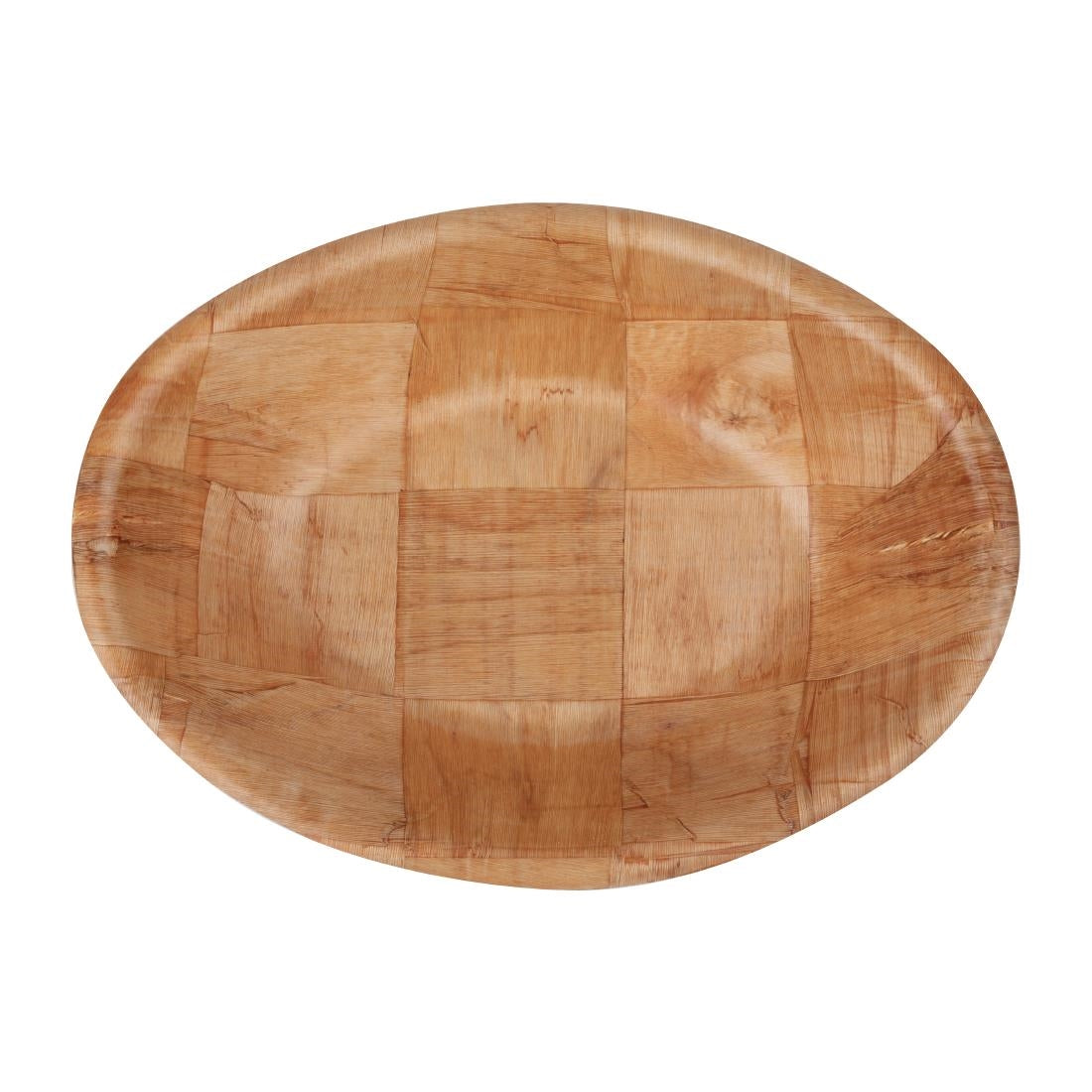 Olympia Large Oval Wooden Bowl For Bread or Fruit