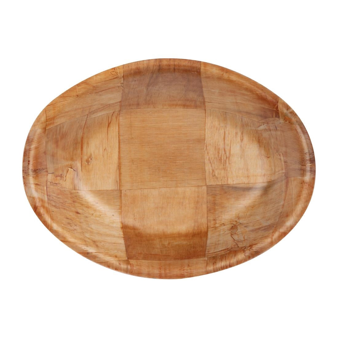 Olympia Large Oval Wooden Bowl For Bread or Fruit