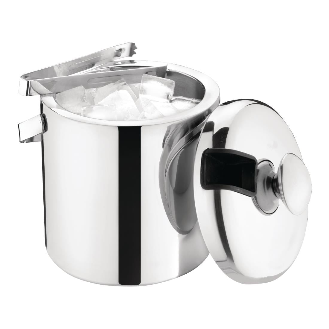 Olympia Ice Bucket with Lid & Tongs 1.23Ltr