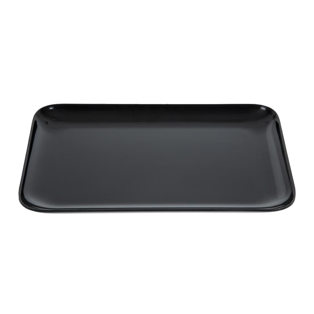 Dalebrook Melamine Small Rectangular Platter Black 240 x 160mm