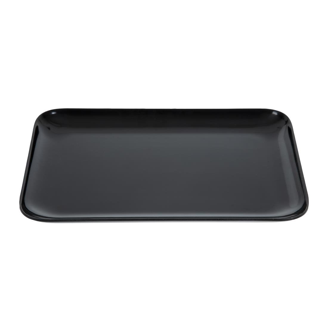 Dalebrook Melamine Small Rectangular Platter Black 240 x 160mm