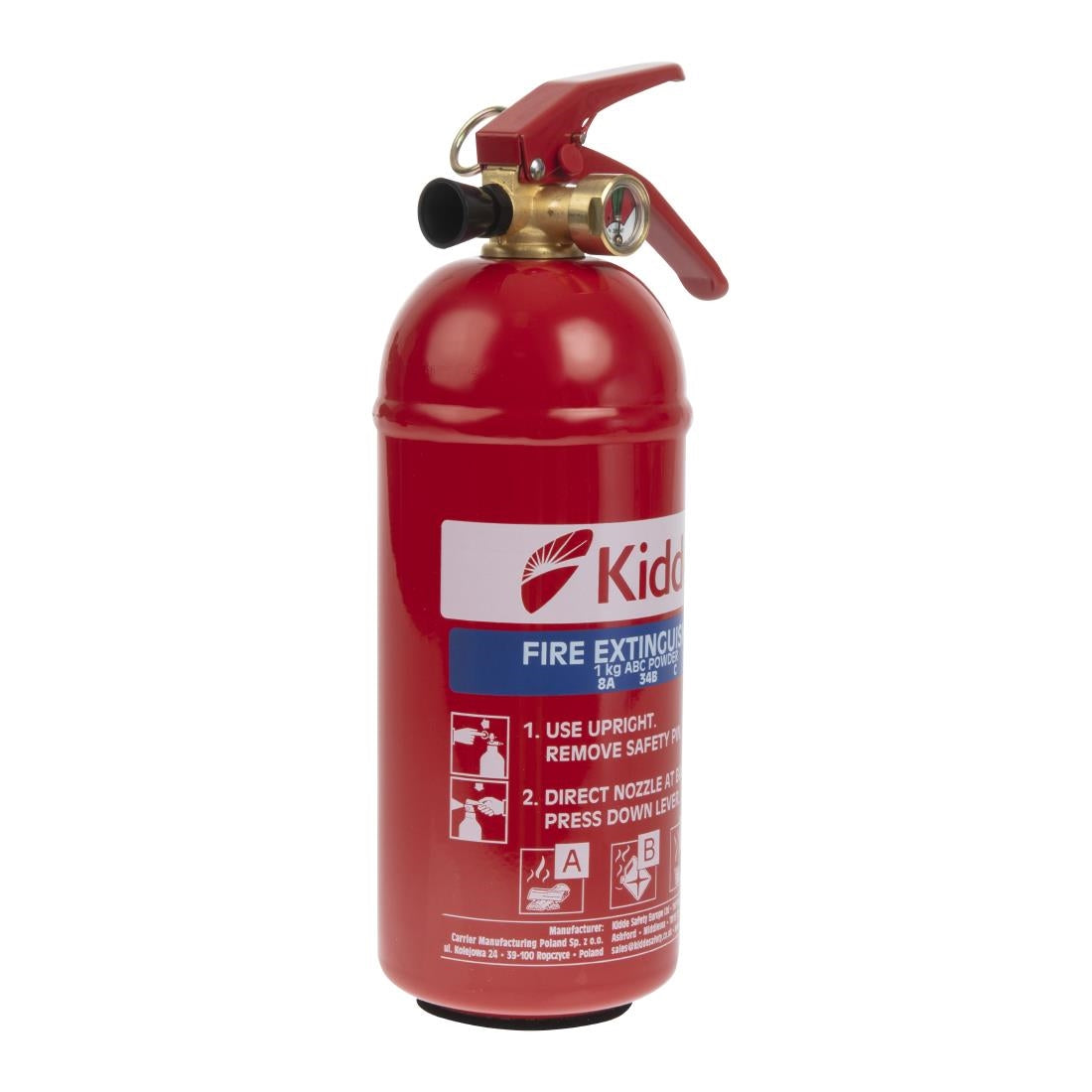 Kidde Multi Purpose Fire Extinguisher (A,B, C and electrical fires)