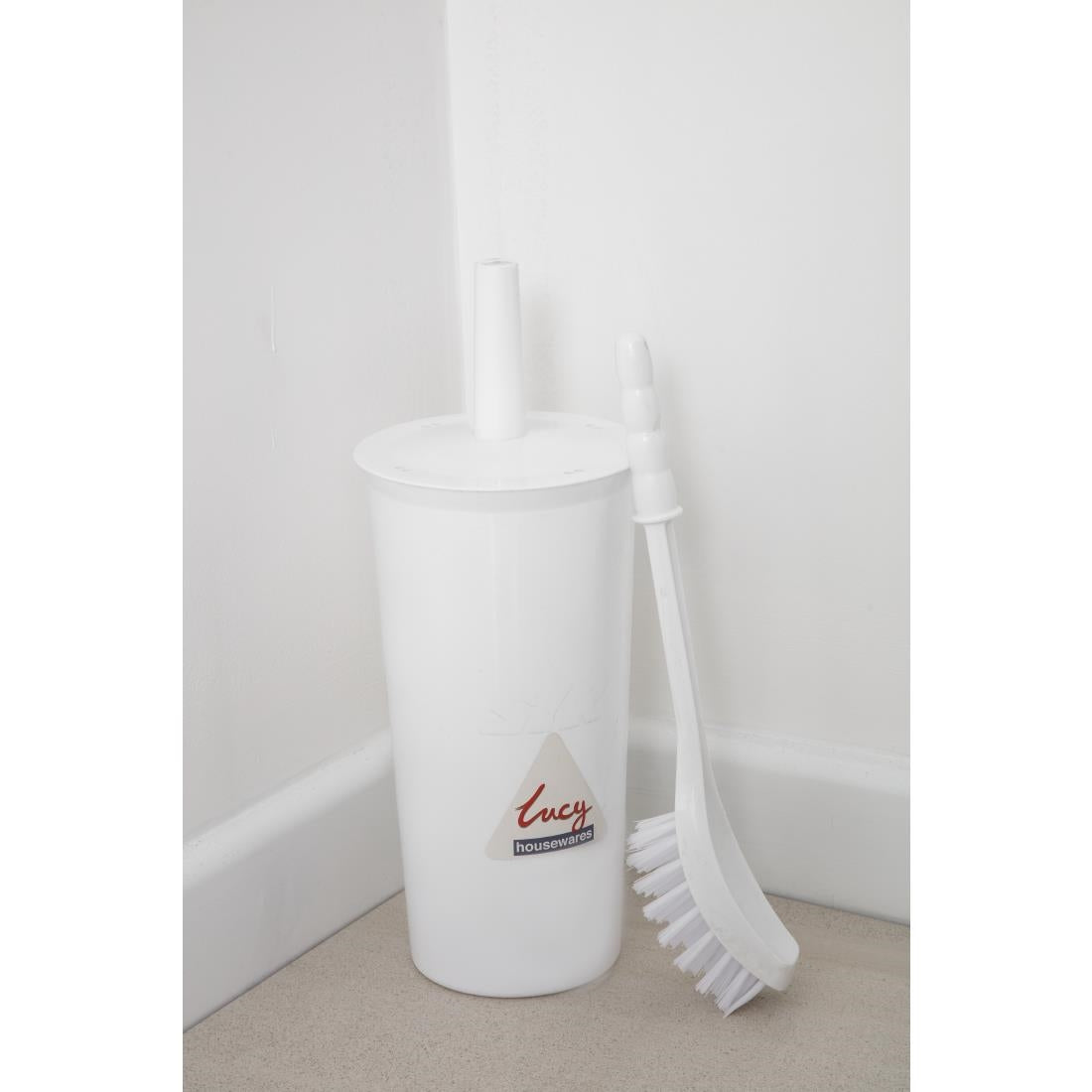 Jantex Toilet Brush and Holder White