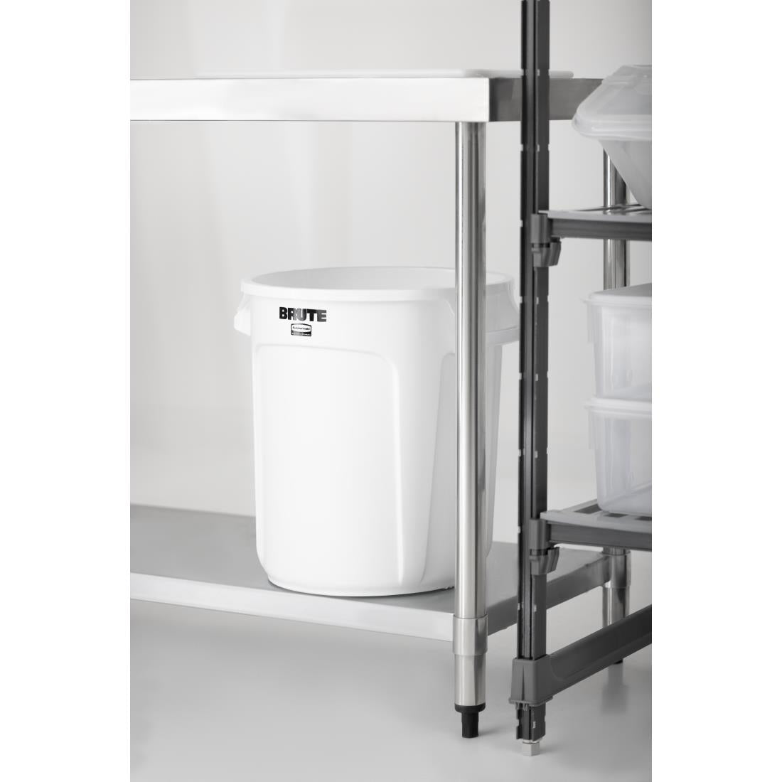 Rubbermaid BRUTE Container White 37.9Ltr