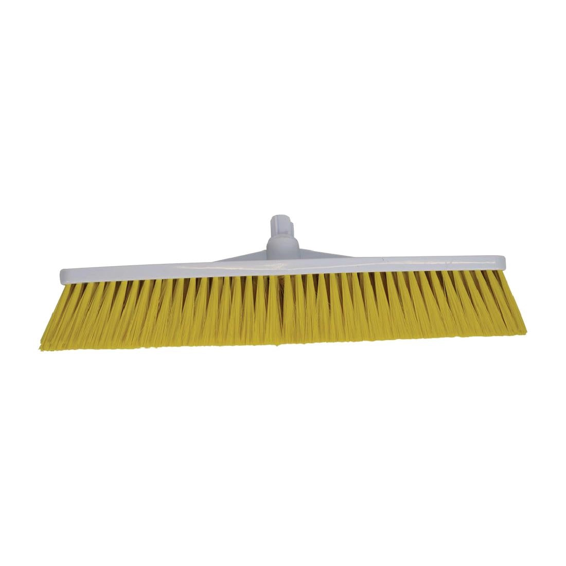 SYR Hygiene Broom Head Soft Bristle Yellow