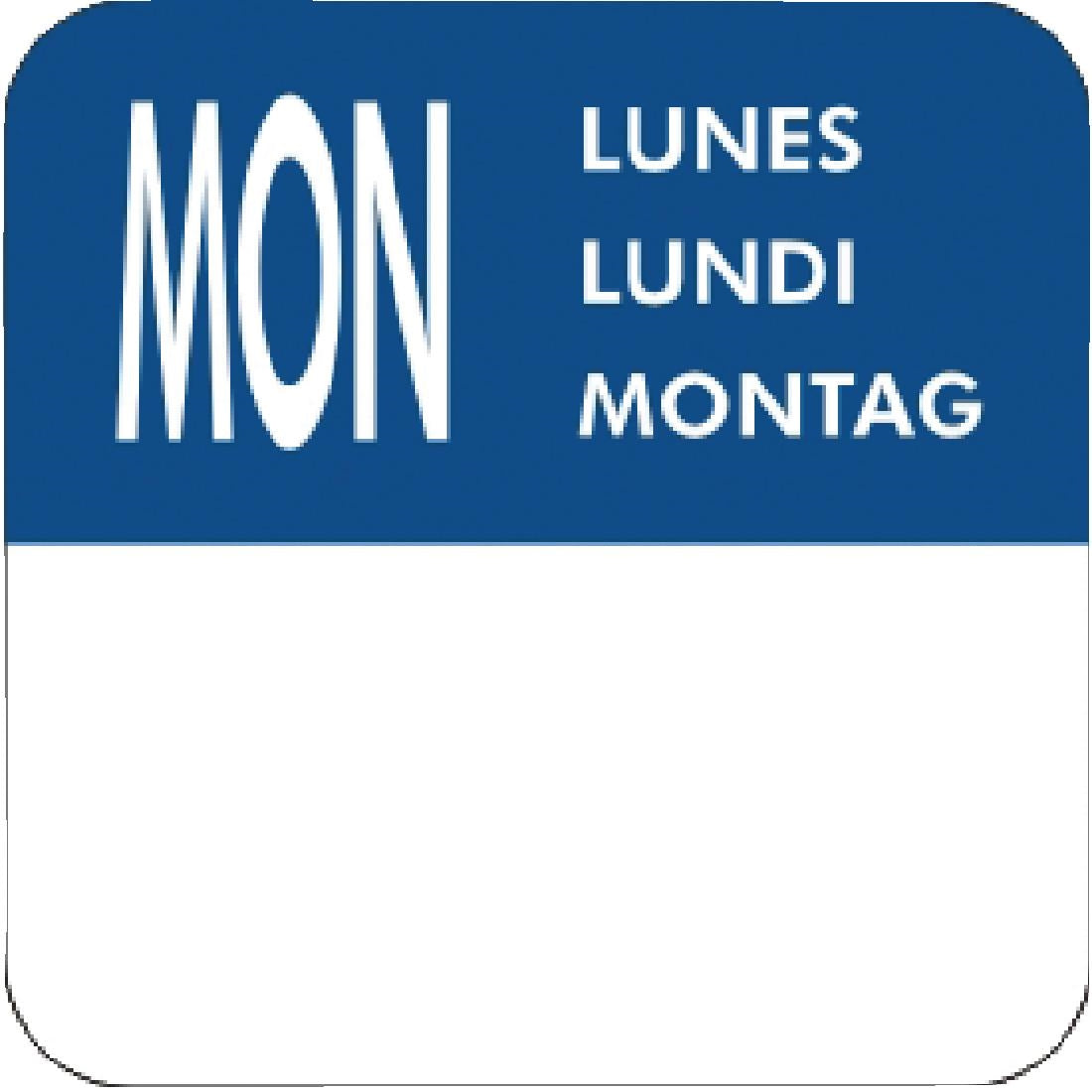 Vogue Removable Day of the Week Labels (7000 Pack)