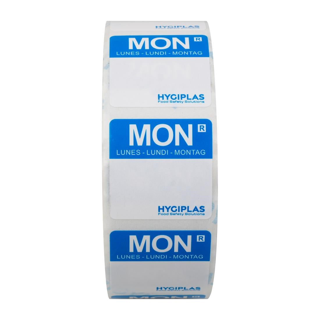 Hygiplas Removable Colour Coded Food Labels Monday (1000 Pack)