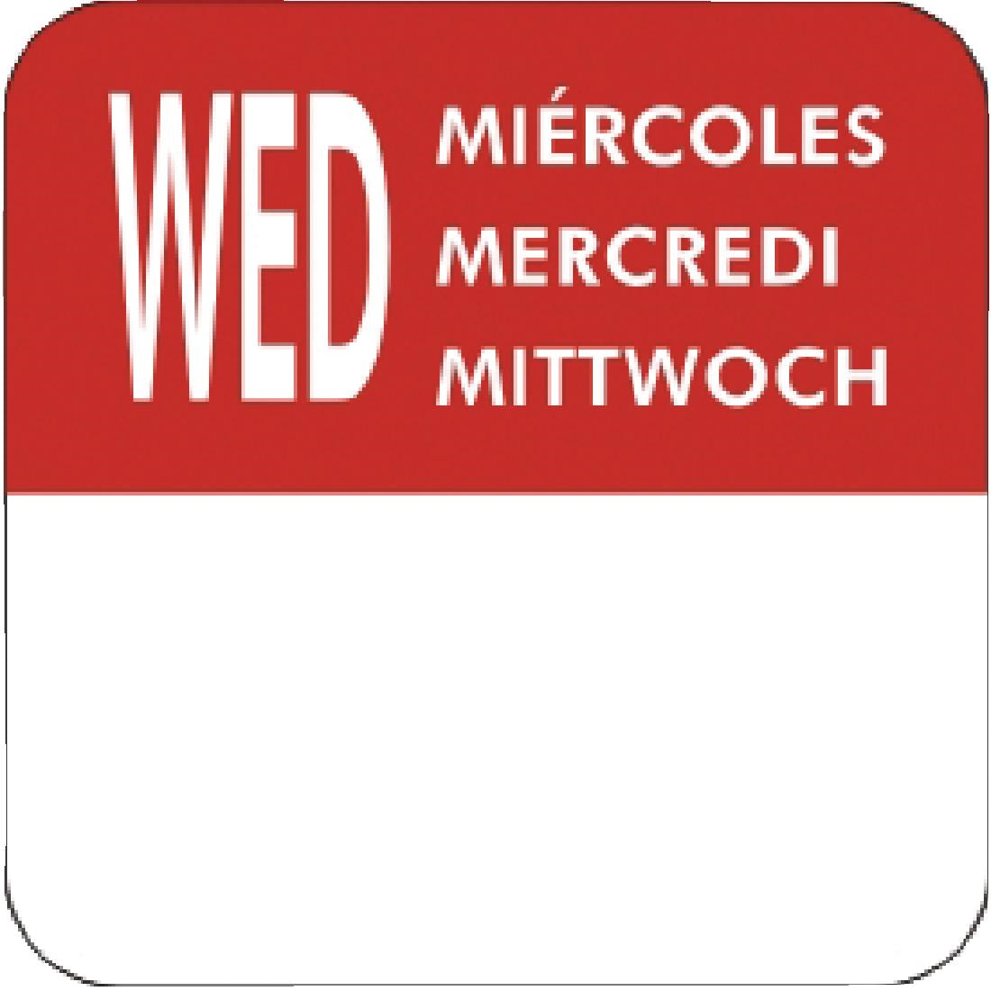 Vogue Removable Day of the Week Labels (7000 Pack)