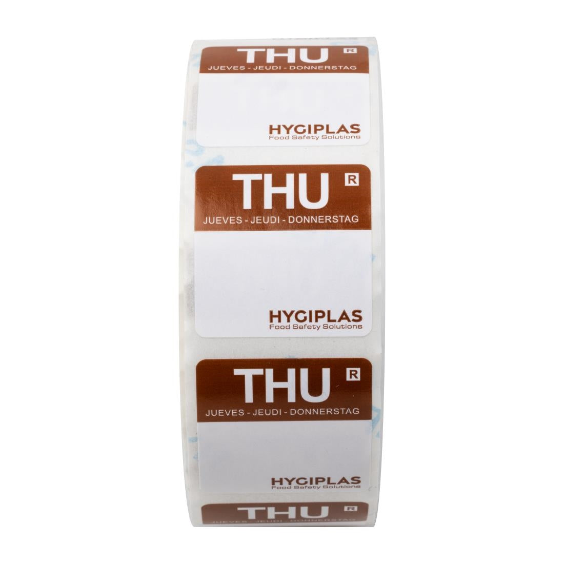 Hygiplas Removable Colour Coded Food Labels Thursday (1000 Pack)